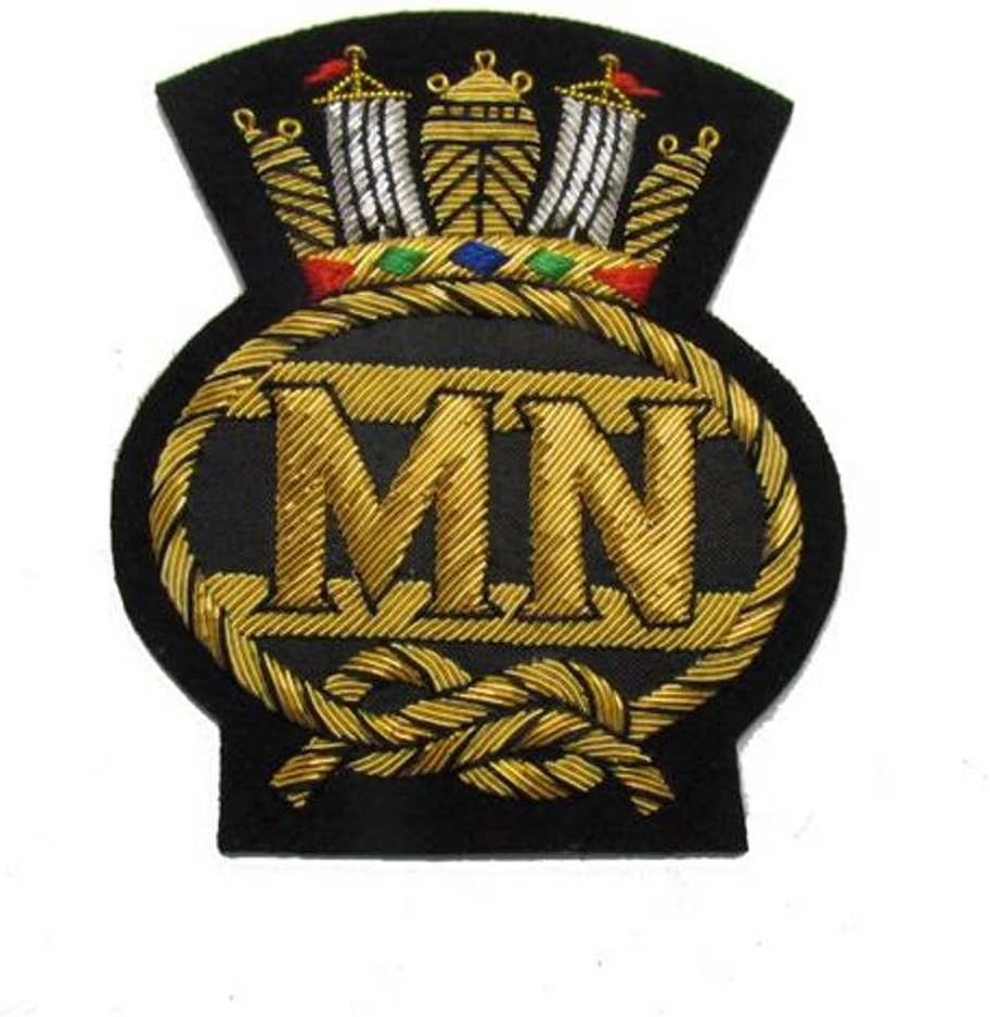 Badge Merchant Navy Bullion Wire Blazer Badge