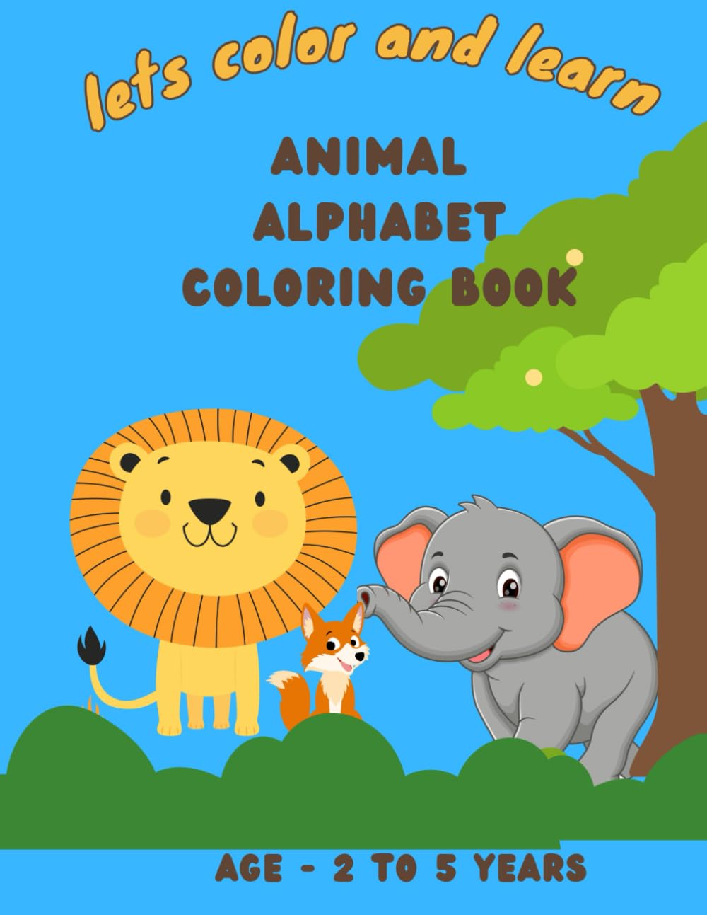 Animal Alphabet Coloring Book for Kids