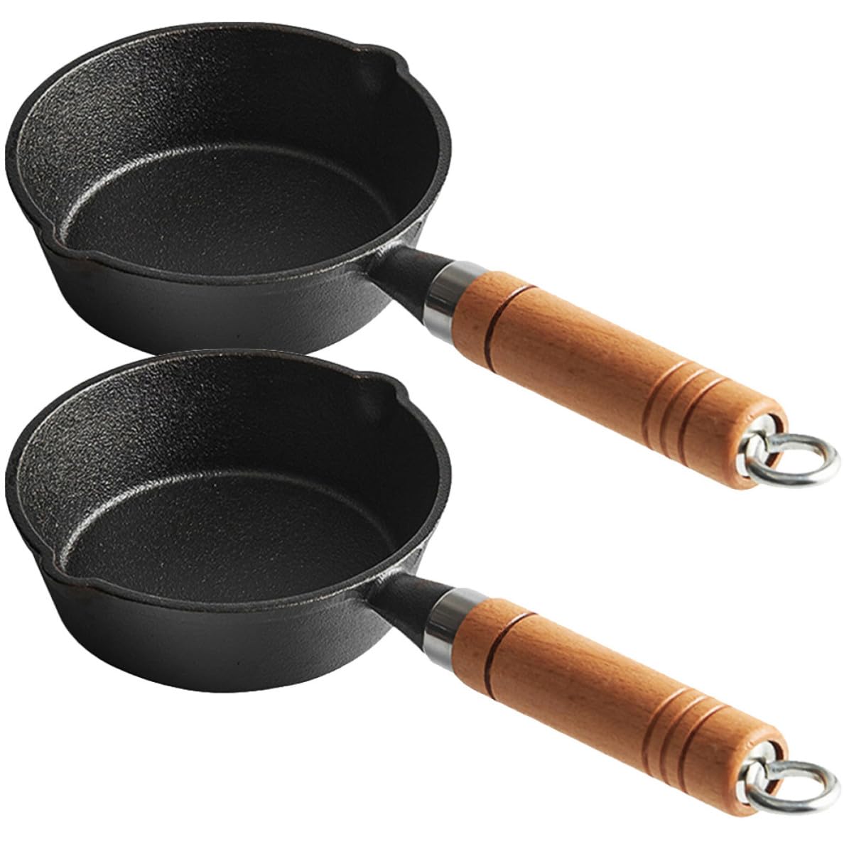 Pots en fonte noire pour fondre le fromage sans brûler vos sauces