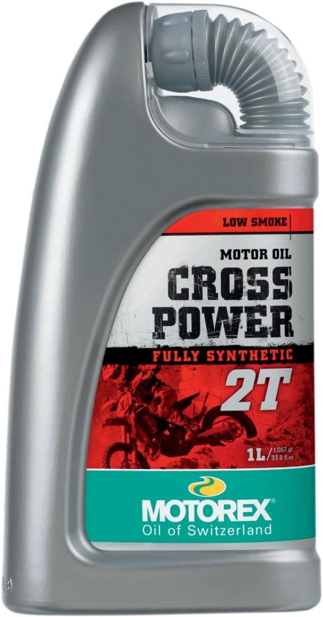 Motorex CROSS PWR 2T 100% SYN 1LTR Engine Oil Cross Power 2T - 204-100_AB