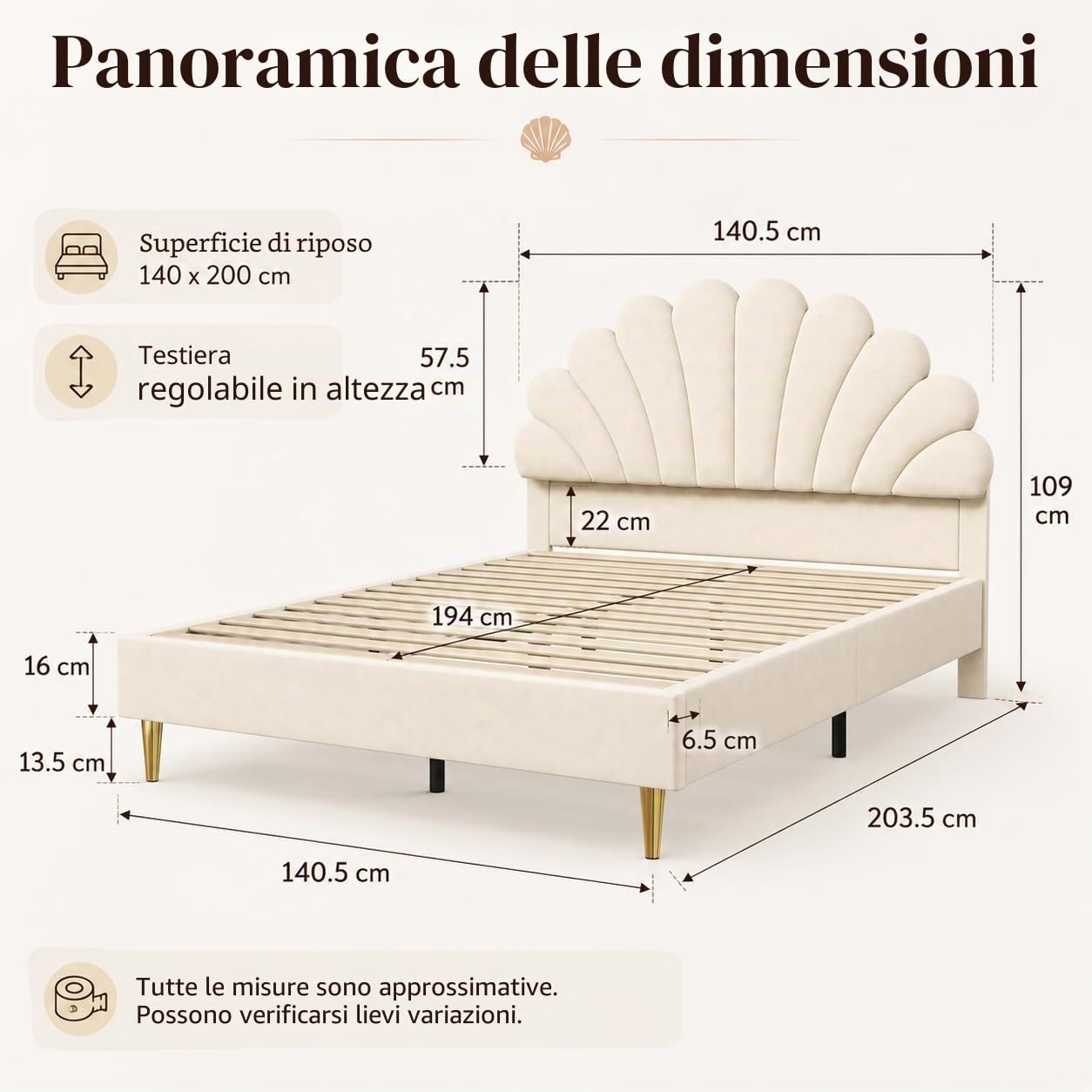 Letto matrimoniale imbottito 140 x 200 cm, letto per ragazze, letto per bambini 140x200 con rete a doghe, struttura del letto con testiera a forma di fiore, letto per ragazzi e ospiti in velluto