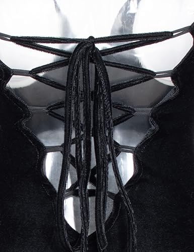 Miniatura 6 de Disfraz de conejita de anime para mujer, traje de una pieza, con cinta para la cabeza, conjunto de catsuit de cosplay de Halloween