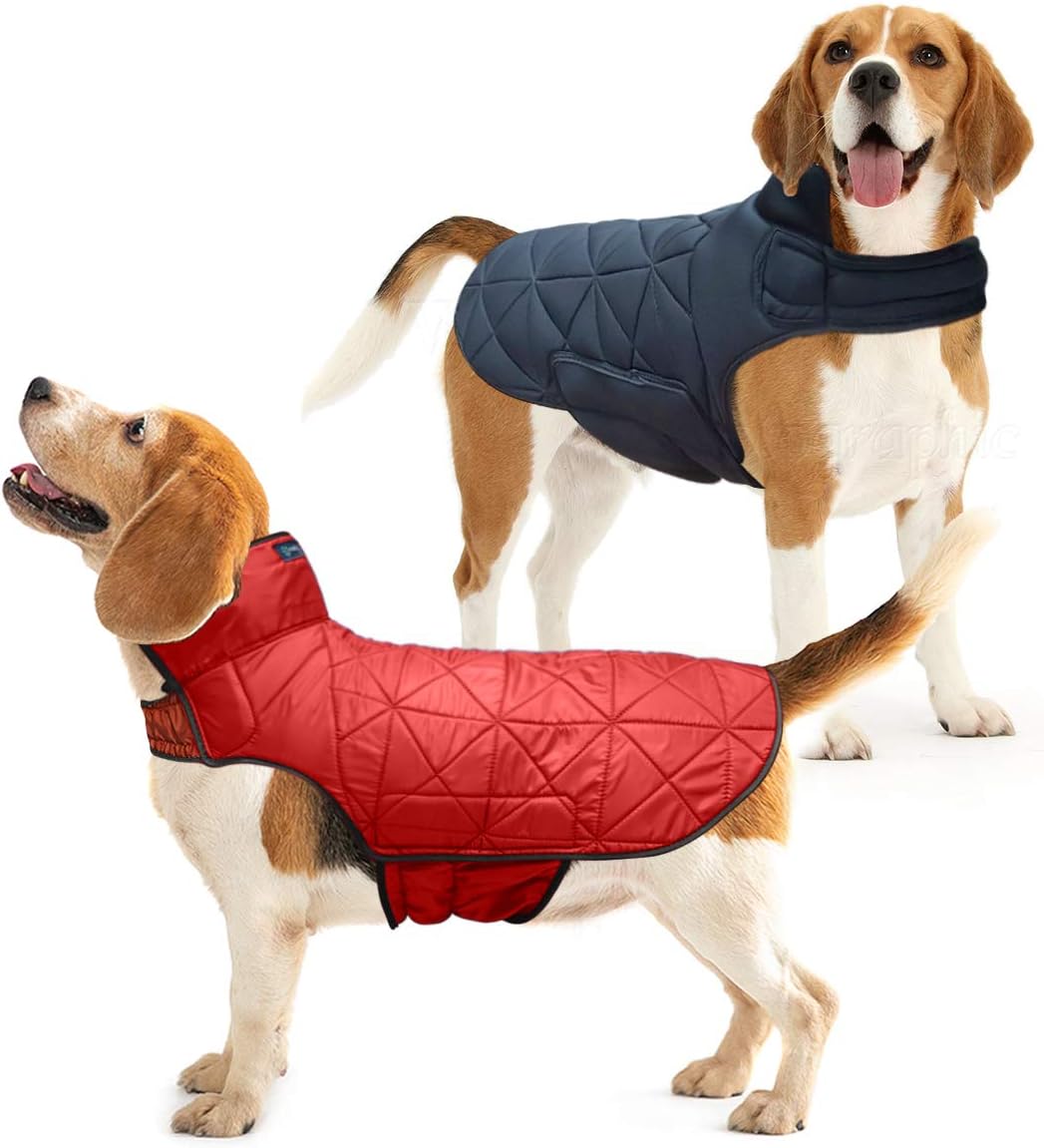 kong reversible dog fleece jacket red