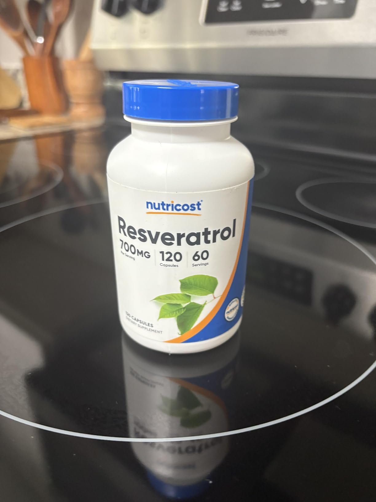 Nutricost Resveratrol 700mg, 120 Capsules - Vegan, Gluten Free, Non-GMO