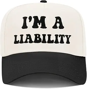 Funny Trucker Hats Embroidered Vintage Snapback Hat for Women Put It On My Husband's Tab Hats Gag Gifts Baseball Cap Red