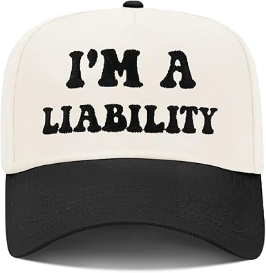 Funny Trucker Hats Embroidered Vintage Snapback Hat for Women Put It On My Husband's Tab Hats Gag Gifts Baseball Cap Red