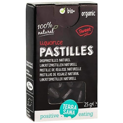 TerraSana Bio Lakritz Pastillen naturell 3x25g