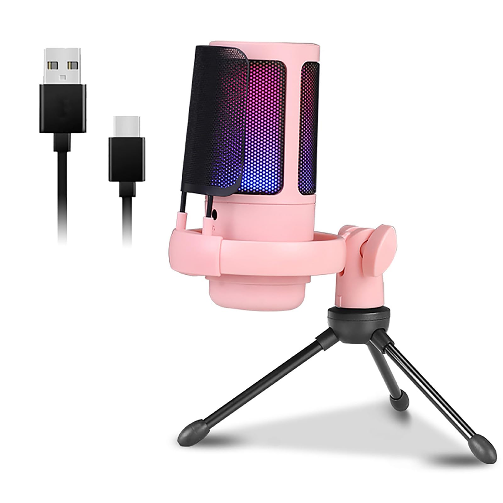 FIFINE USB KIT Microfono Gioco Per PC PS5, Micro Condensatore Computer - 4