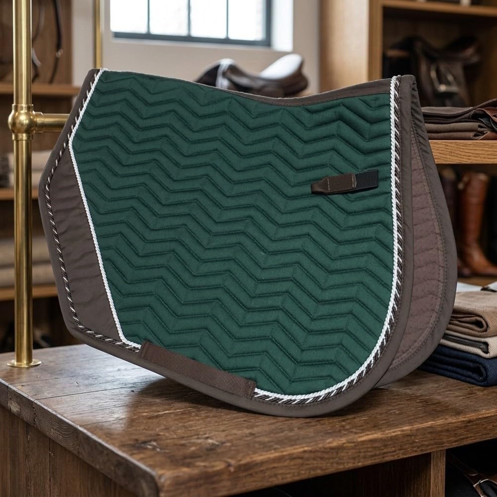 Sottosella Dressage Verde Antiscivolo Assorbente