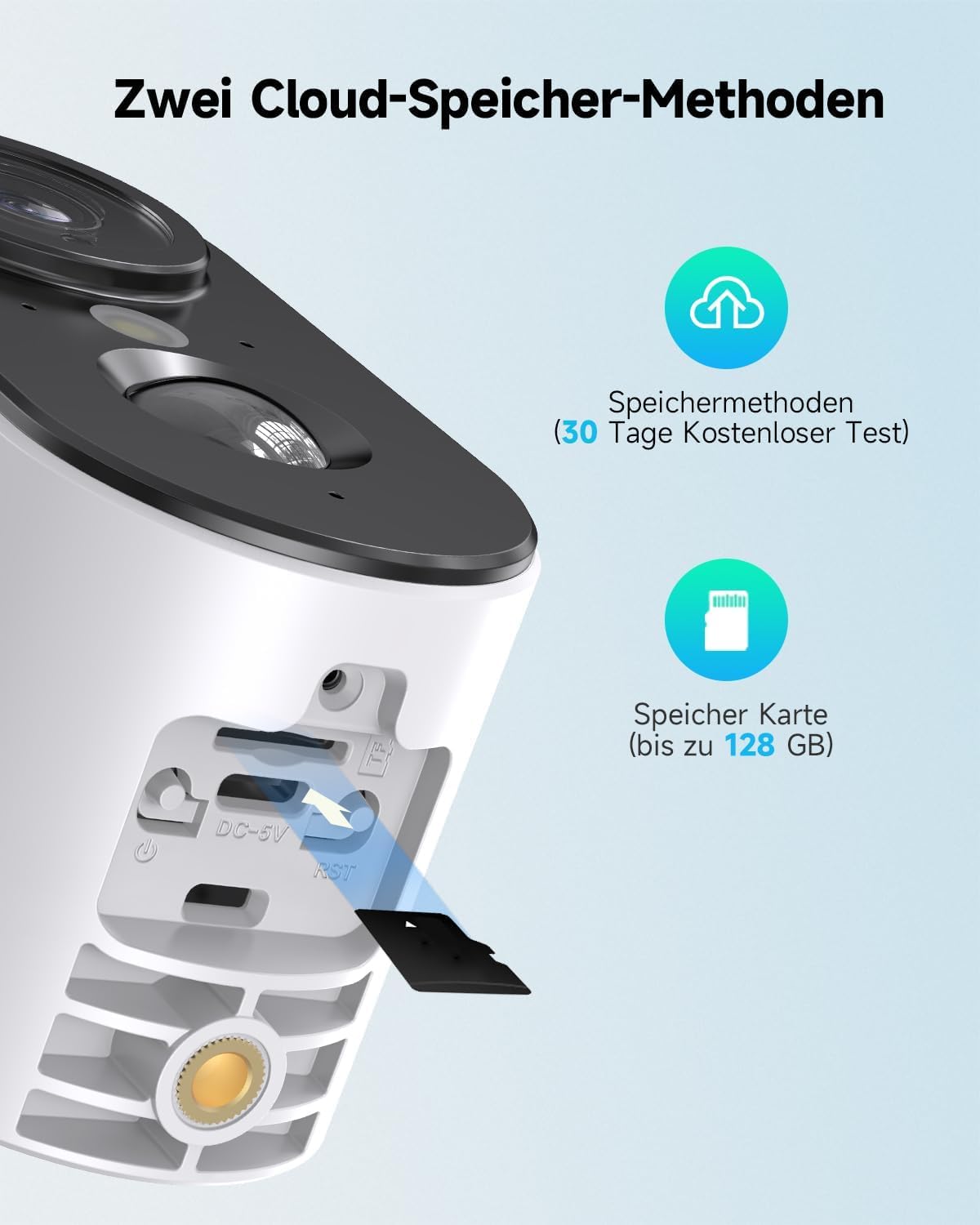 2K Überwachungskamera Aussen WLAN Akku mit Solarpanel, 2 Pack | Kamera Überwachung Aussen WLAN mit Farbige Nachtsicht, Kameras kabellos außen/innen, PIR-Bewegungserkennung, IP66, 2,4 GHz