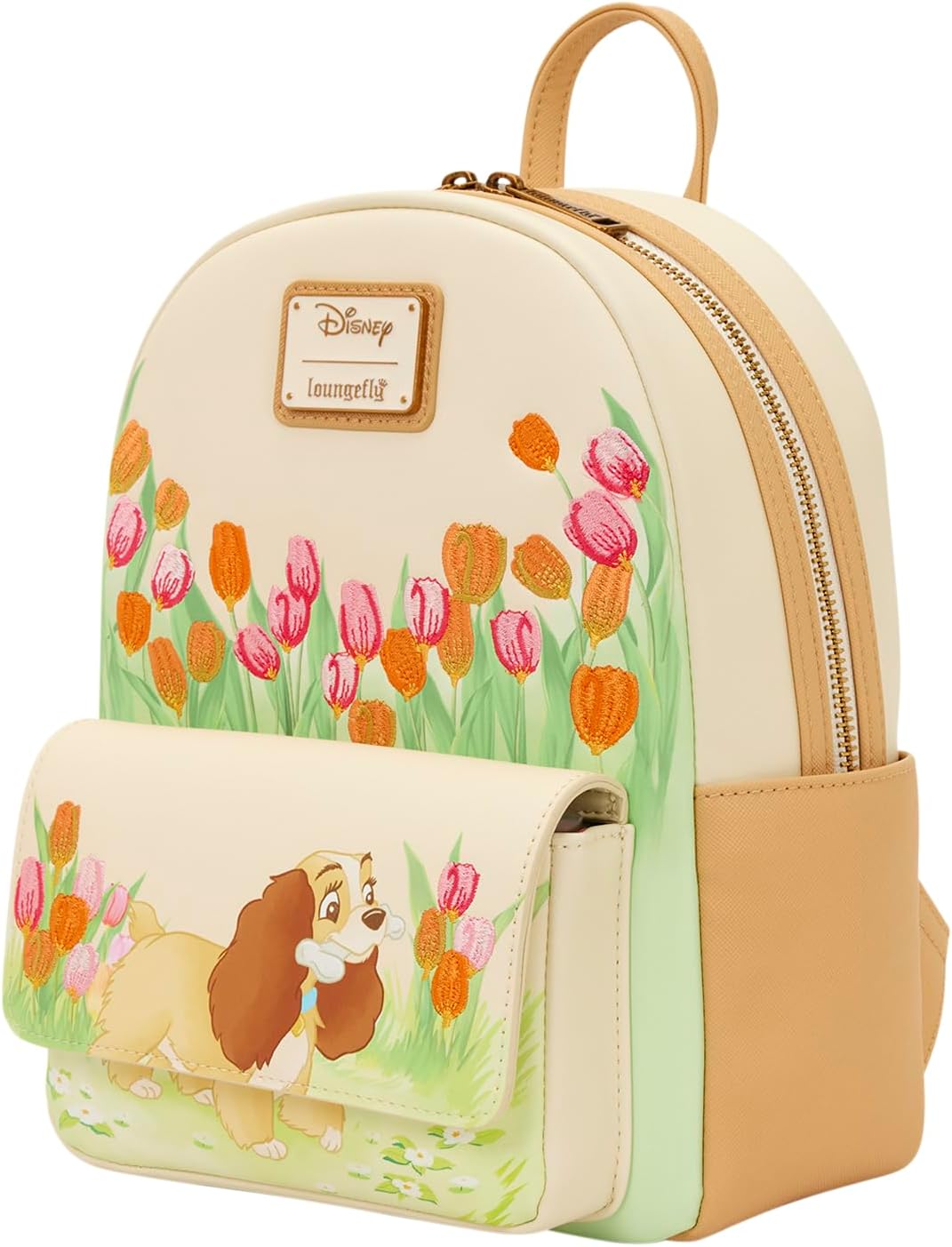 Loungefly Lady and The Tramp Pastel Tulip Mini Backpack