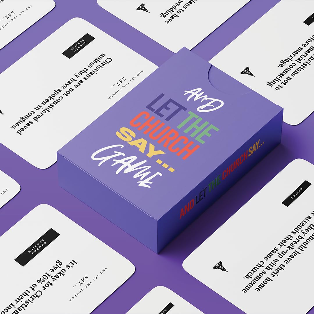 Christian Card Game for Families Church Groups Young Adult Ministries & Game Night - Faith-Based Conversation Starter with 47 Topic Cards 18 Response Cards product thumbnail 3