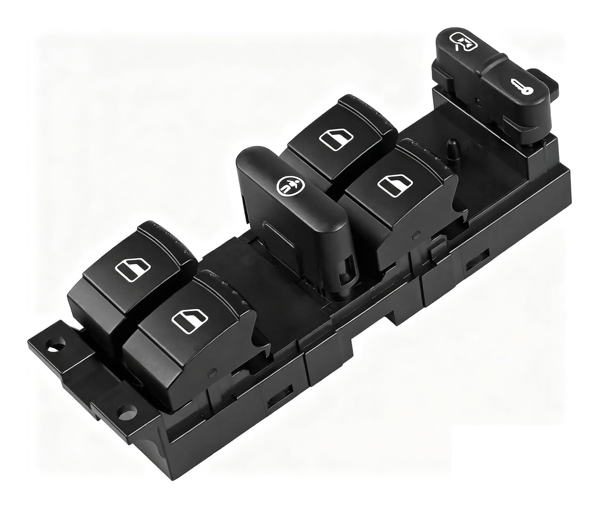 Ufitidu One Color Window Regulator For Skoda Car Switch 1J4959857b Window Panel Master Control Switch(Child Lock)