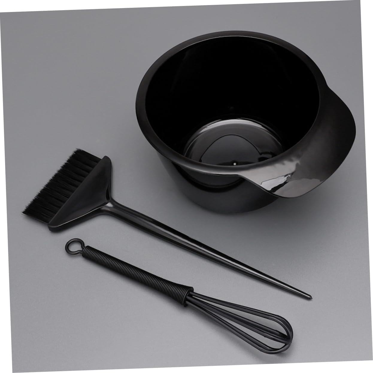 Hair Dye Bowls ，Hair Mixing Bowl Coloring Brush Stirring Rod Dyeing Tools Kit Salon Quality Diy Easy