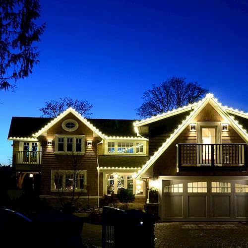 Miniatura 4 de UL IP65 - Juego de 25 bombillas LED E17 C9 de color blanco cálido para Navidad, bombillas de repuesto impermeables y regulables para decoración de