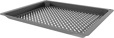 NEFF Z1655CA0, Air Fry en grillplaat, hetelucht-friteuse van geëmailleerd staal, voor alle 60 cm en 45 cm ovens met Air Fry-functie, vetarm frituren, vaatwasmachinebestendig NEFF Z1655CA0, Air Fry en grillplaat, hetelucht-friteuse van geëmailleerd staal, voor alle 60 cm en 45 cm ovens met Air Fry-functie, vetarm frituren, vaatwasmachinebestendig