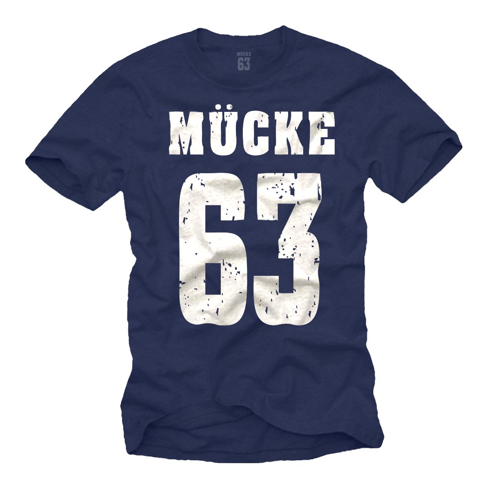 Coole Spencer T-Shirts dunkelblau MÜCKE 63 T-Shirt Größe S