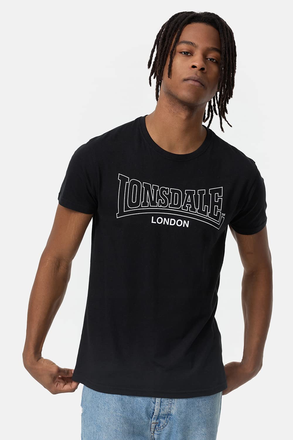 Lonsdale Herren T-Shirt Normale Passform Dreierpack BEANLEY