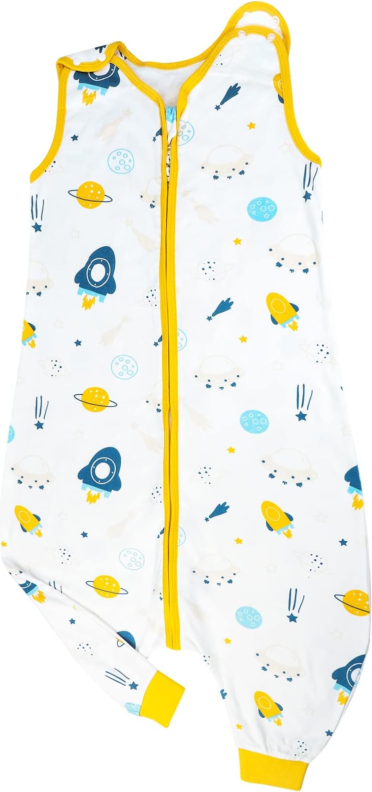 MooMoo BabyMooMoo Baby Sleep Sack with Feet Summer Toddler Wearable Blanket with 2-Way Zipper Sleeveless Baby Cotton Sleeping Sack with Legs 3-5T