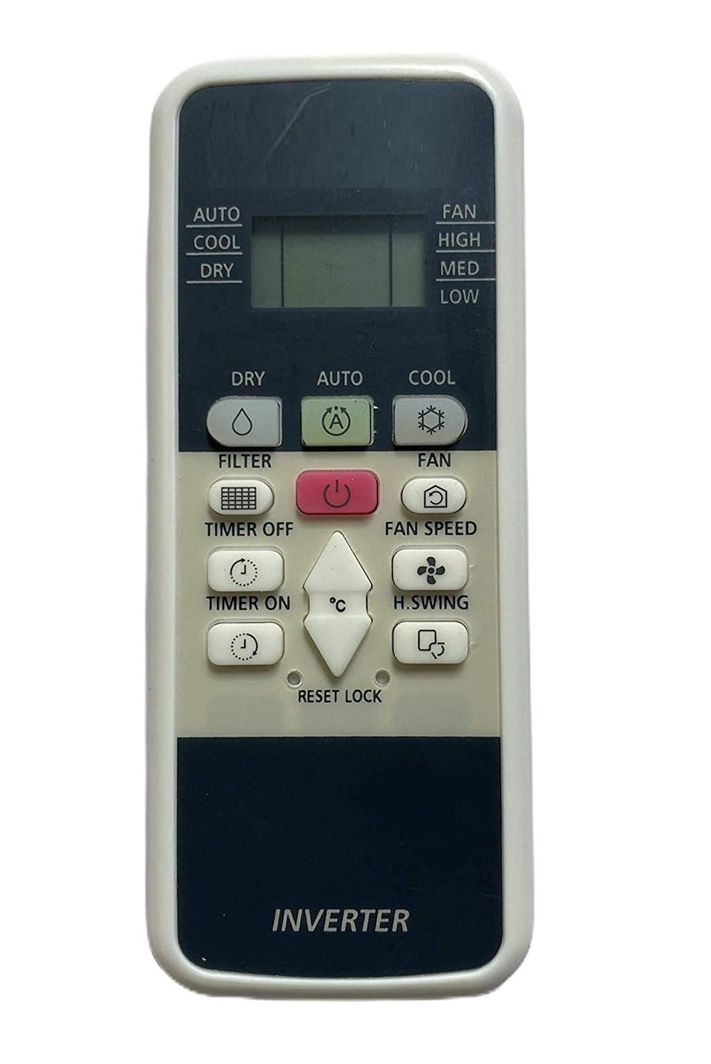 TA Technology Ahead Small Screen Display Inverter AC Remote Control Works for Hitachi Original Air Conditioner - White & Black (B08QYSM8CR) Amazon Price History, Amazon Price Tracker