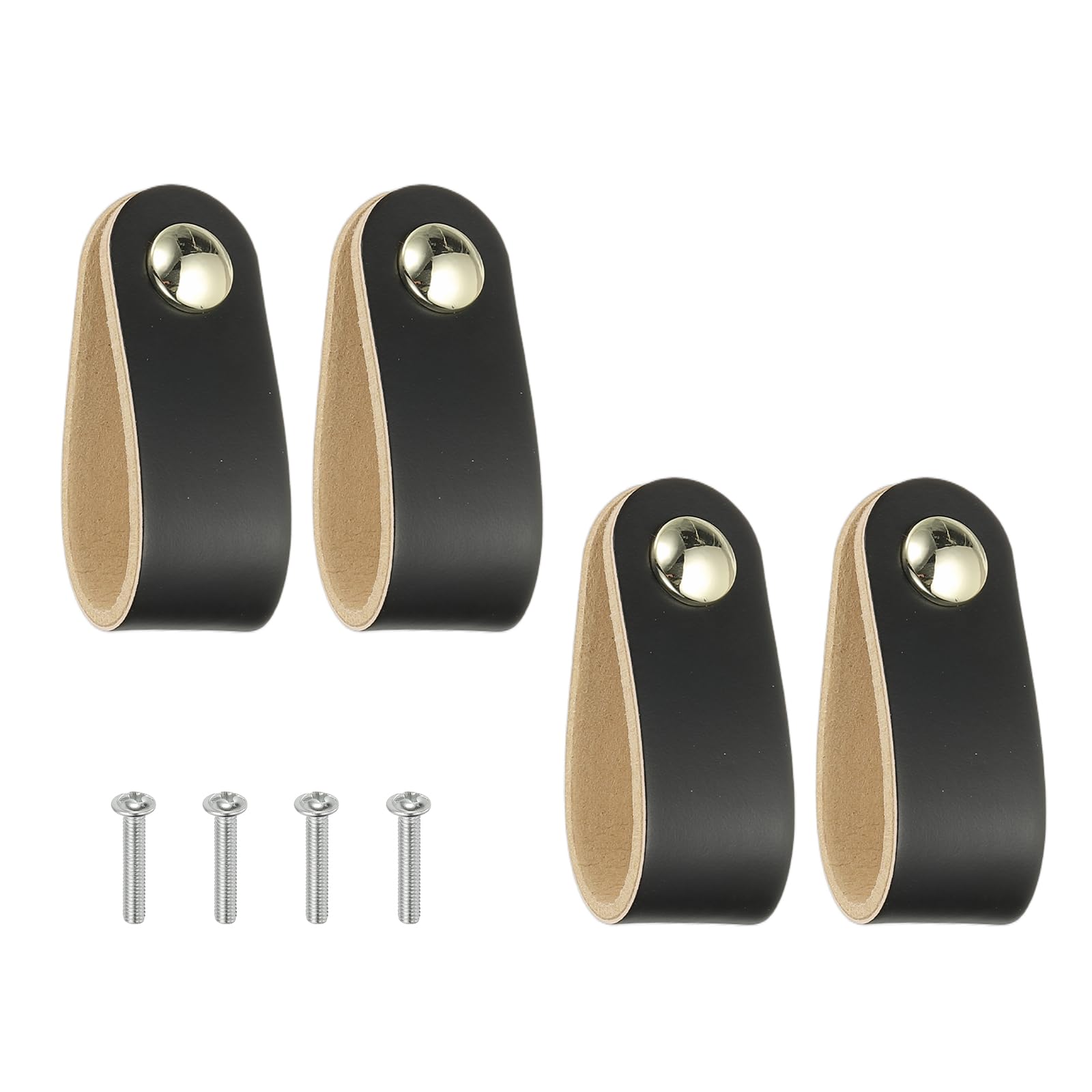 PATIKIL Leather Drawer Pulls