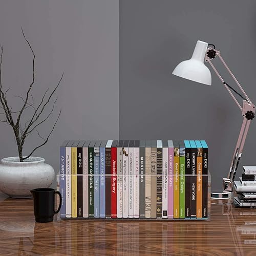 Miniatura 6 de AITEE Paquete de 2 cajas de almacenamiento de DVD/CD, contenedor de almacenamiento acrílico para Blu-Rays, libros pequeños/folletos, fundas de