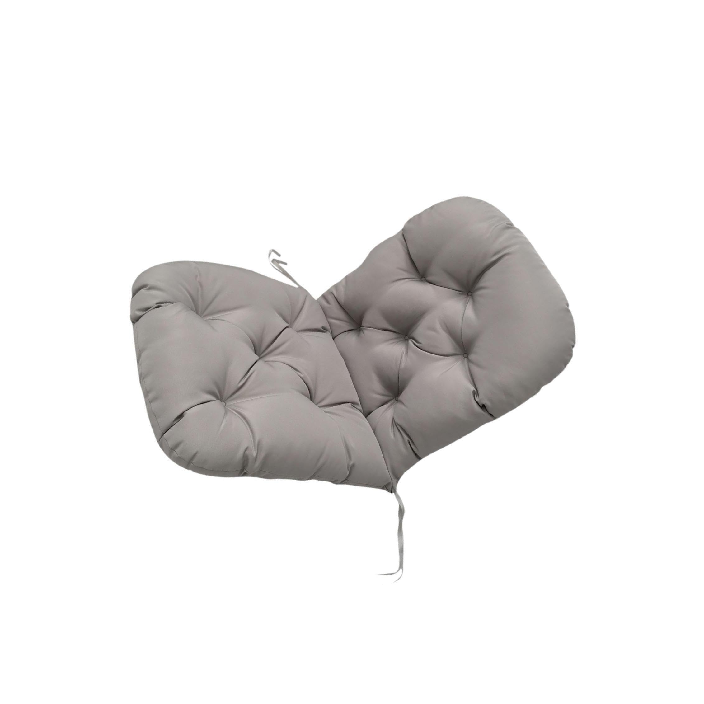 mophrati Outdoor Seat Back Chair Cushion Soft Elegant Waterproof All Outdoor Relaxation Can Add Comfort To Leisure Time. Rocking Chair Cushion Waterproof Solid