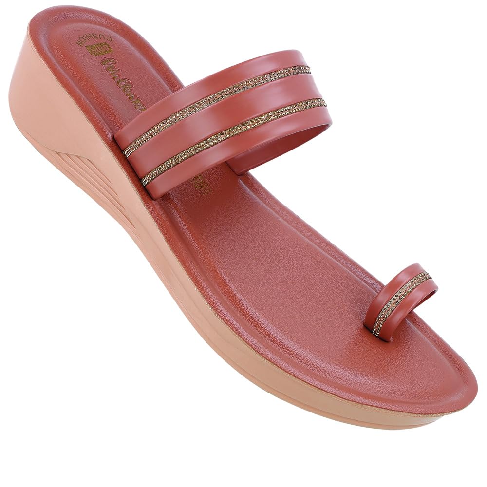 WALKAROO Womens Casual Wear Slip-On Sandals|Light Weight and Comfortable|Stylish|WL7575 (B0D7C6F6DC) Amazon Price History, Amazon Price Tracker