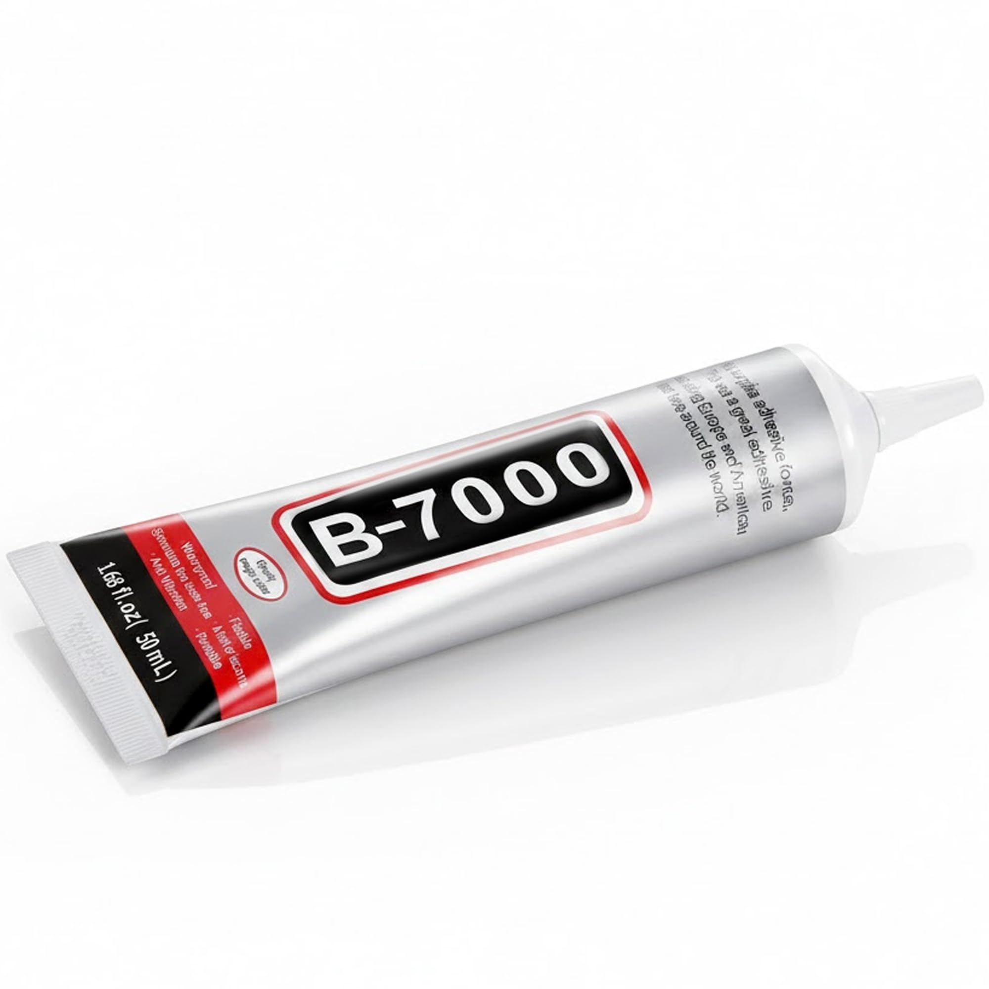 GLUN® B-7000 Clear Craft Glue 50ml High Viscosity Semi-Fluid Adhesive for Rhinestones, Jewellery, Fabric, Shoes & Mobile Screen Repair