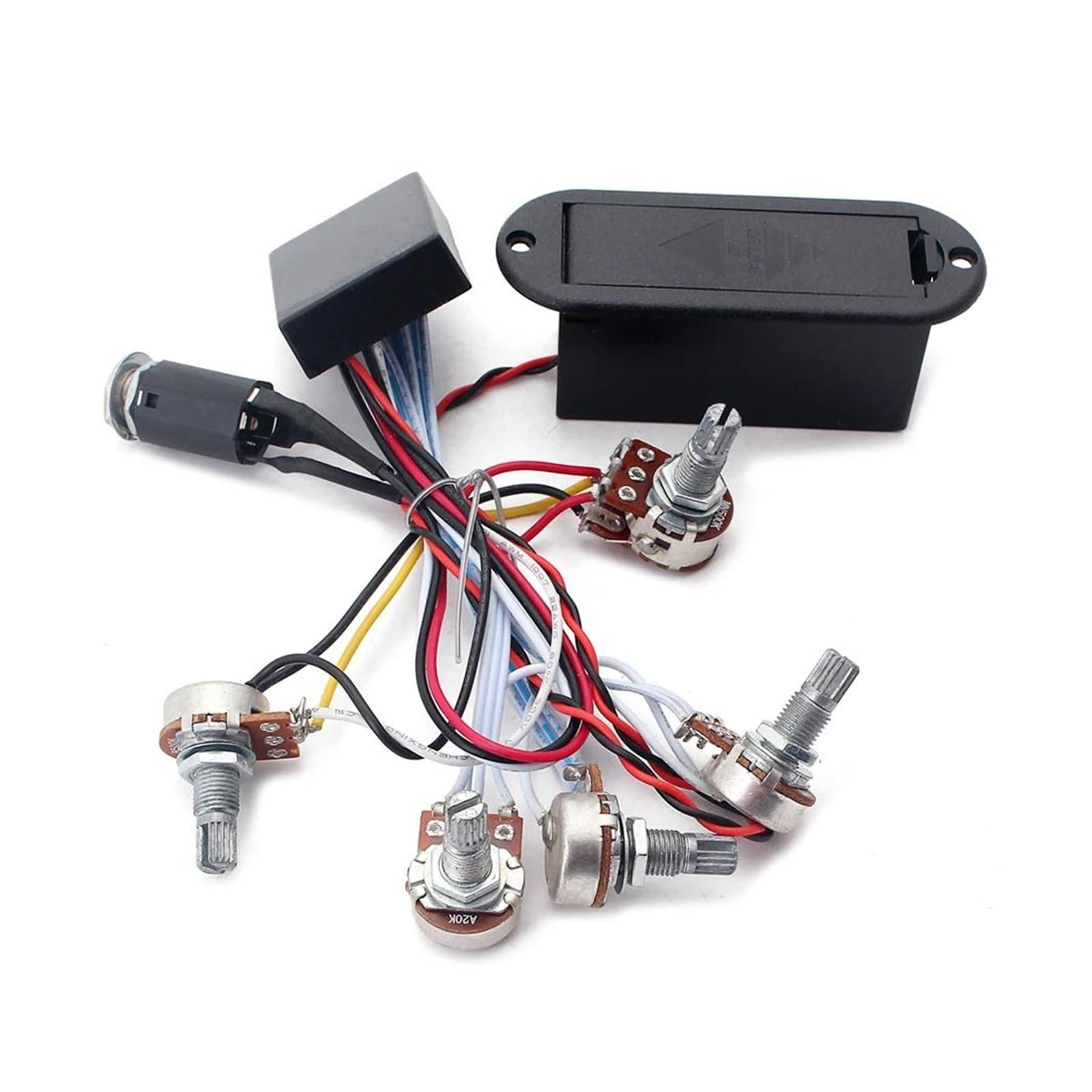 Przedwzmacniacz do wzmacniacza basowego i kontroli tonu gitary