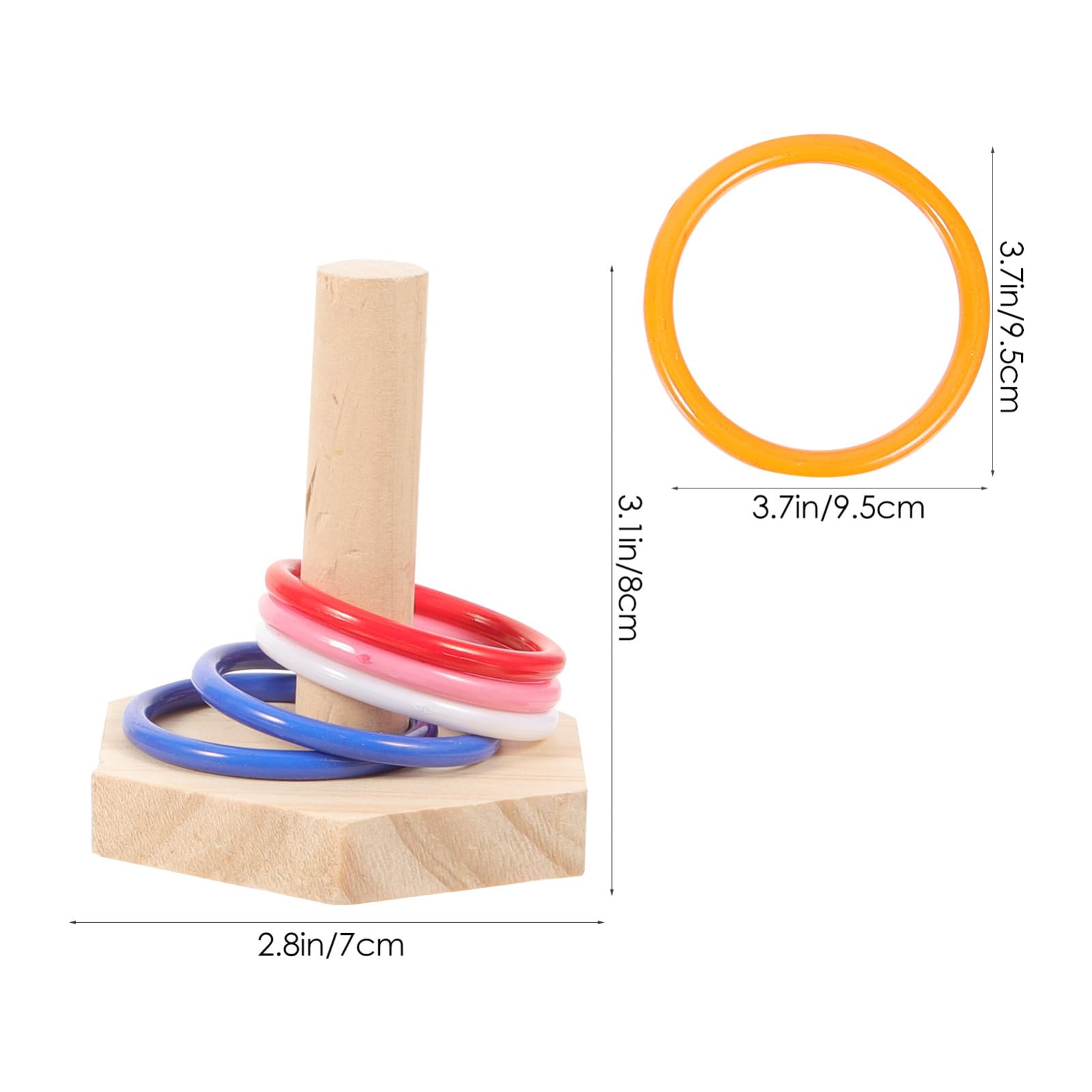 BESPORTBLE 8sätze Papageien Spielzeug Aus Holz Interaktives Tower Spielzeug Für Nymphensittiche Wellensittiche Intelligenztraining Für Vögel Teiliges Mit Zufälligen Farben Fördert Spiel