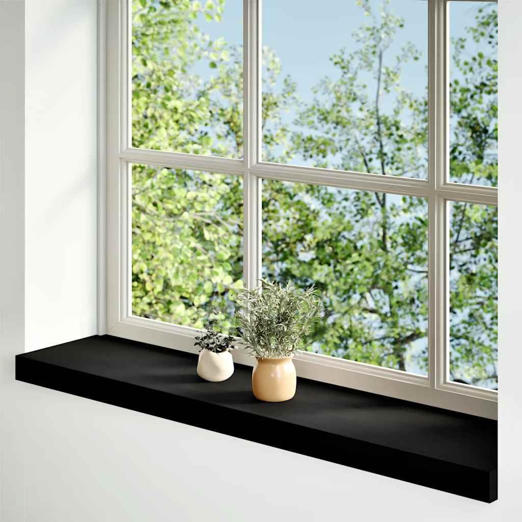 Alféizar de ventana de madera maciza de roble, 2 unidades, 70 cm, madera maciza sin tratar, de roble sin tratar, 70 x 15 x 2 cm