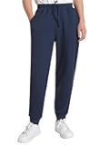 Women's Petite Lounge Pants Waffle Knit Joggers