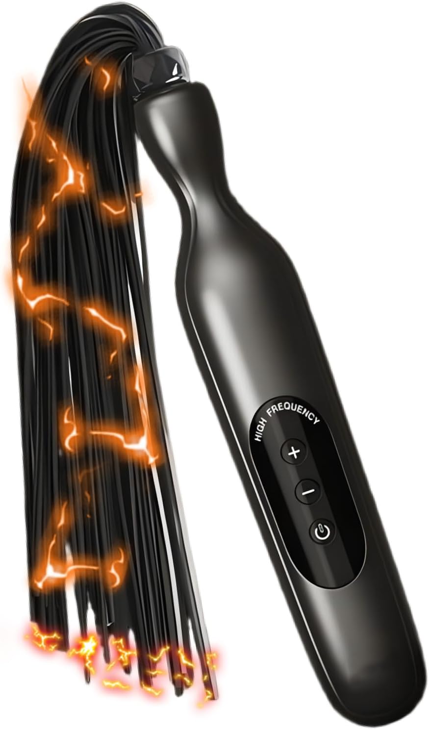 Electric Shock Whip Flogger BDSM Cane Toys Spanking Whips SM Tools Sex Whip with Adjustable Current Strengths Adult Sex Toys for Women Men Couples Beginner