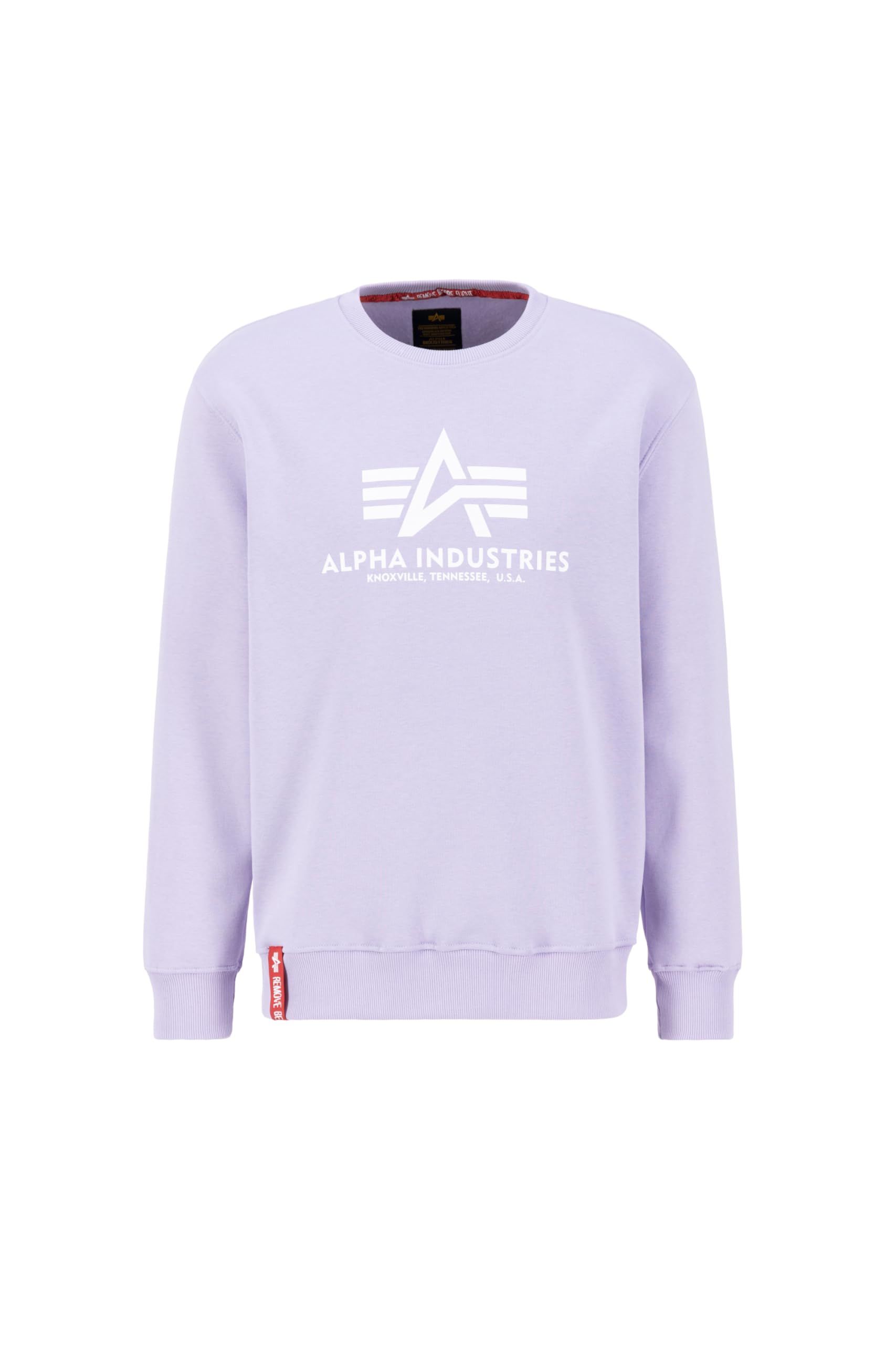 Alpha Industries Herren Basic Sweater, Pale Violet, M