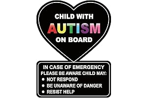 Autism Awareness Sticker Packs - Removable Adhesive Window Bumper Stickers