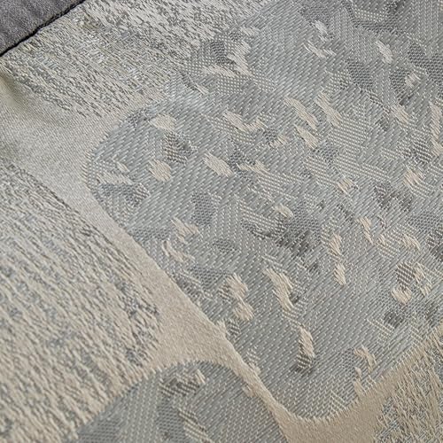 Coussin en polyester gris 45x45 cm DRW avec fermeture éclair pour canapé - 5