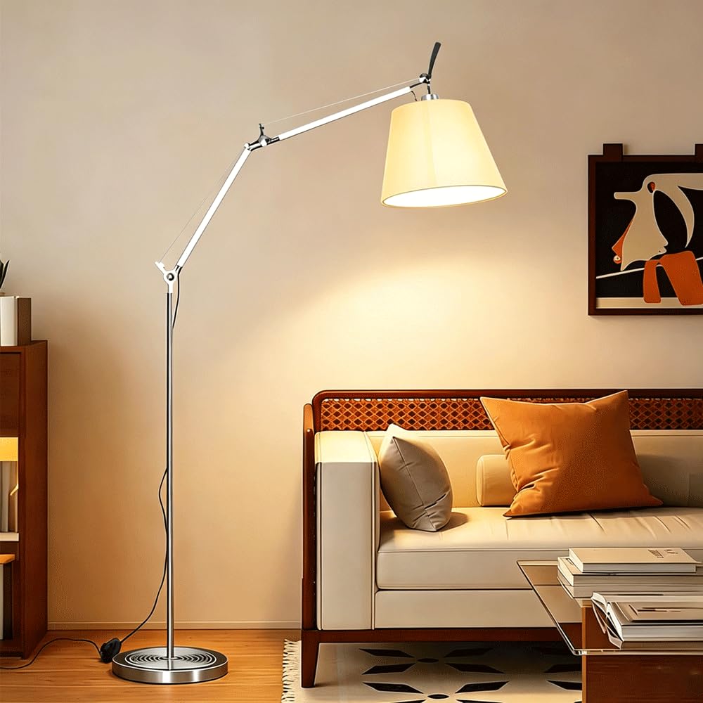 Lampadaire moderne en métal pour créer un coin lecture cosy dans votre chambre