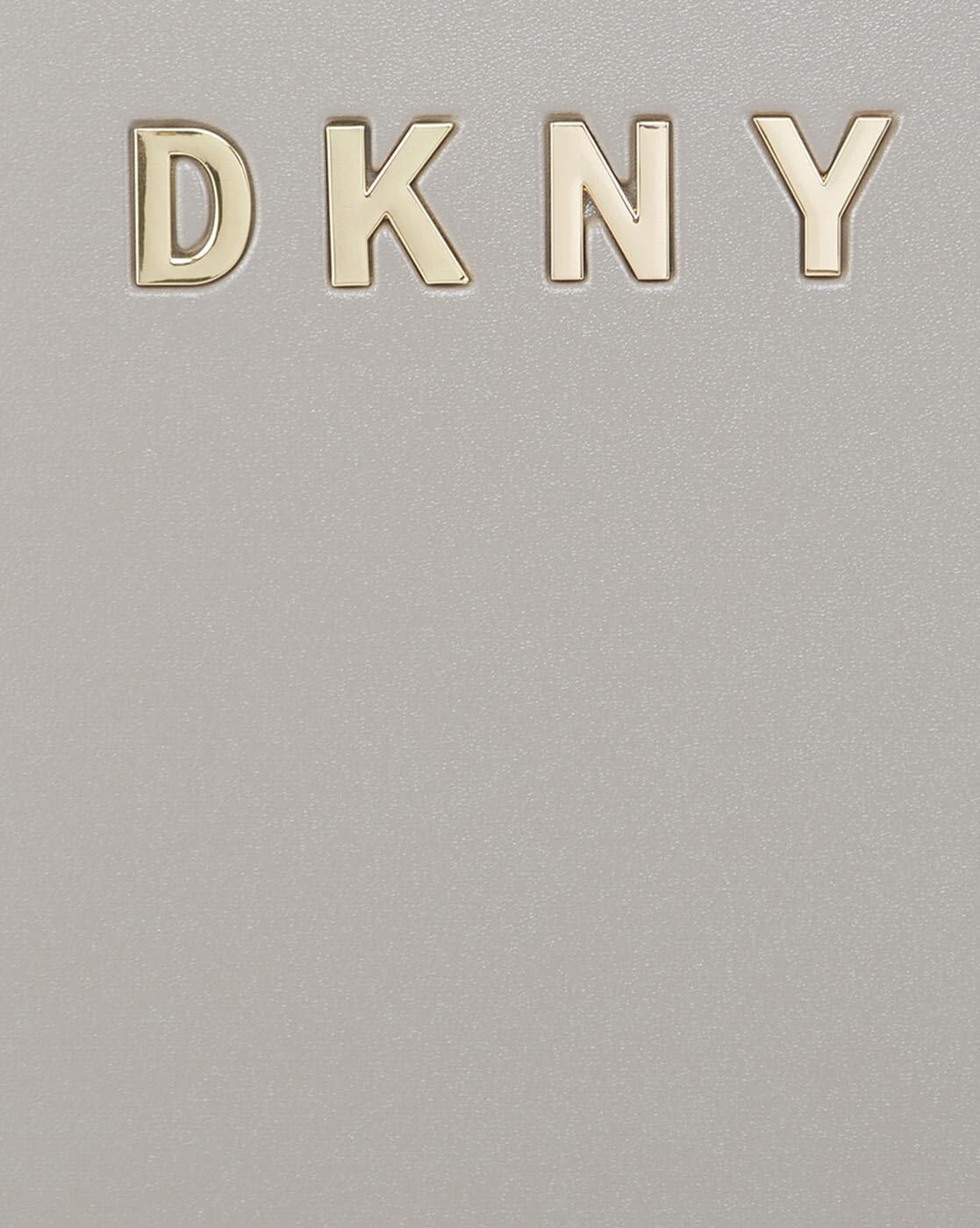 DKNY Unisex-Adult Metal Logo, Clay, 21" Carry On