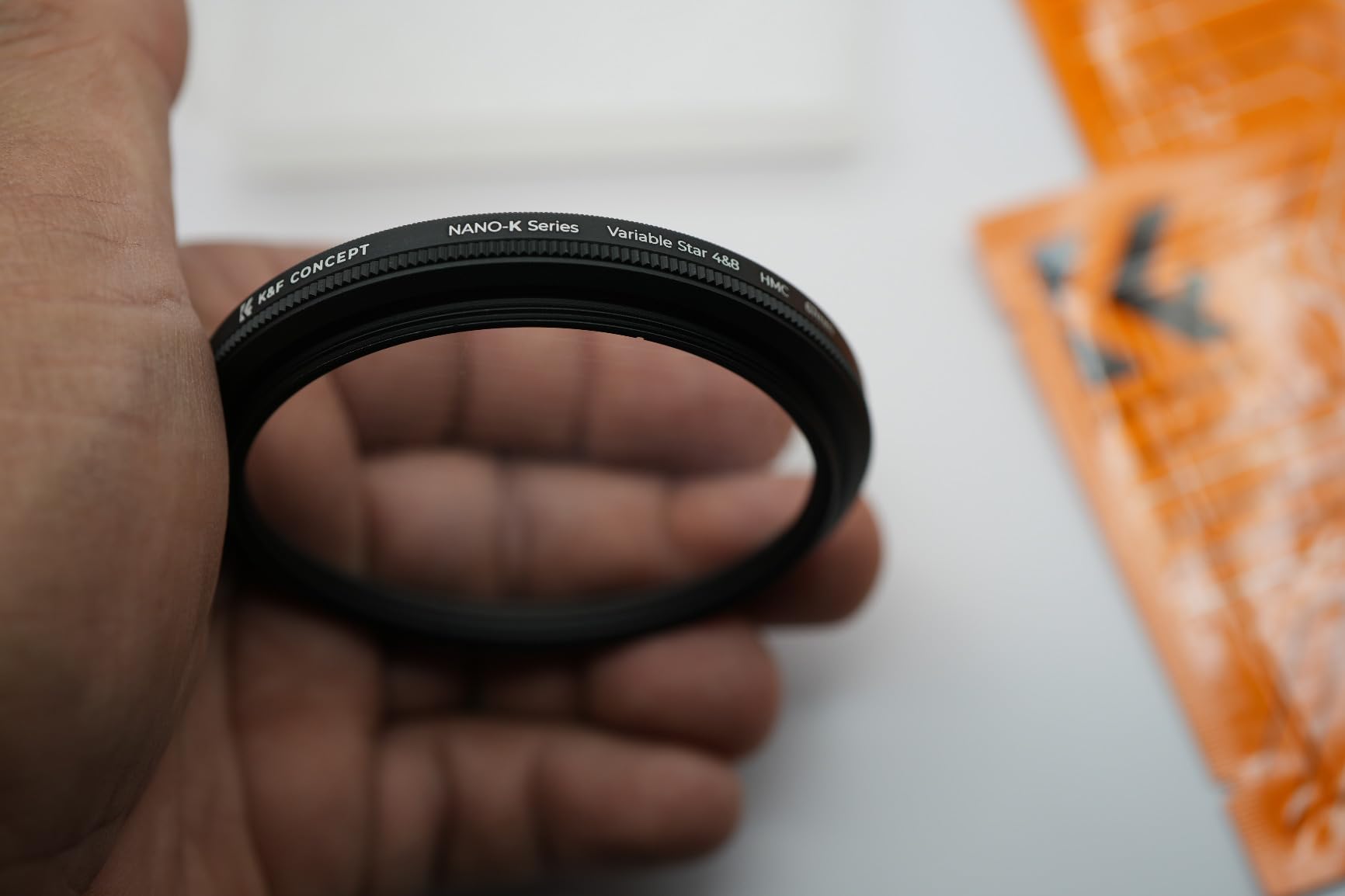 Nice star filter works well with lights, especially at night, but is a little thick.