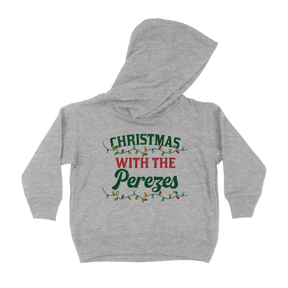 Christmas with The Perezes Kids Hoodie Sweatshirt Toddler 4T Heather Grey