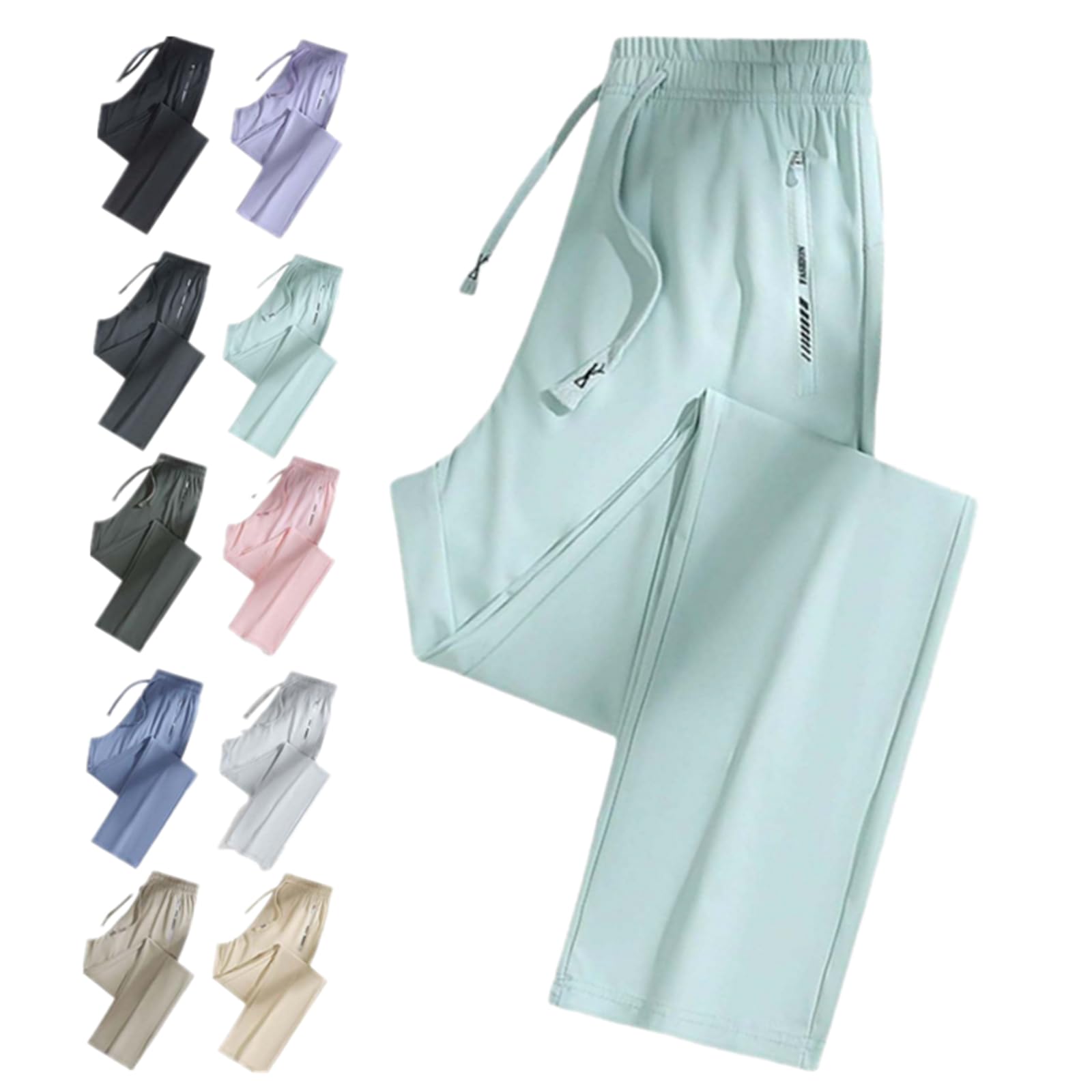 Pants for Women Men, Glidepants Unisex Quick Dry Pull-On Stretch Pants