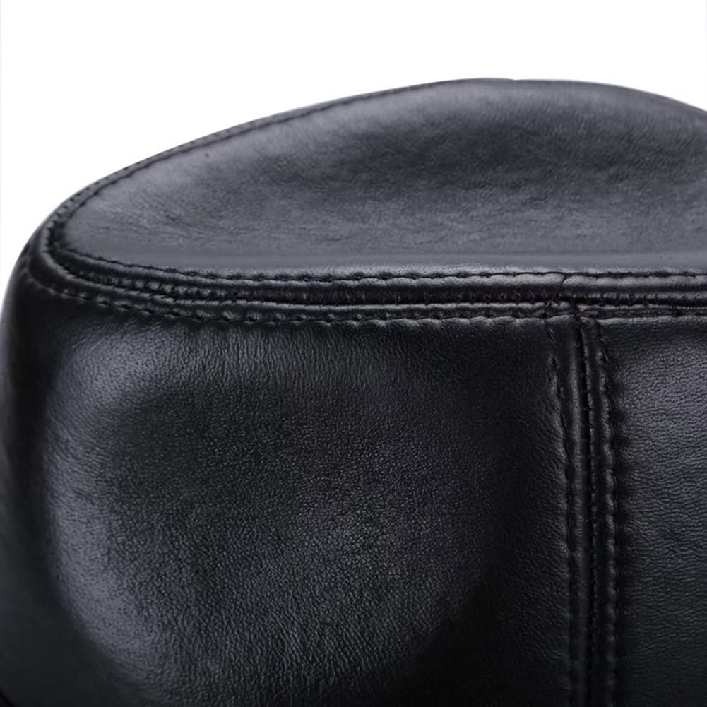 DongBao Cappello Fedora per Uomo Cappello Panama Trilby Cappello a Tesa Corta Cappello da Sole in Pelle Primavera Autunno Inverno