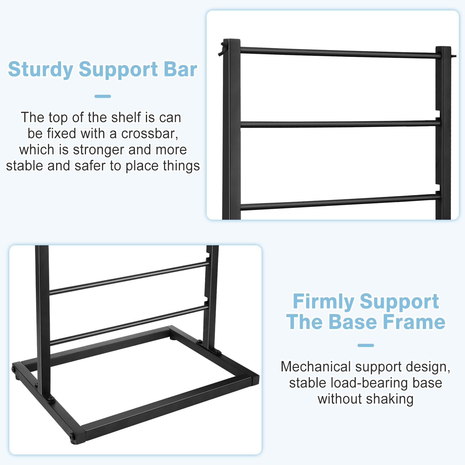 Organizador de almacenamiento de cinta de gran capacidad de 6 niveles, soporte de bobina de cinta de metal para manualidades, cinta washi, suministros de artes y manualidades, estante de cinta para