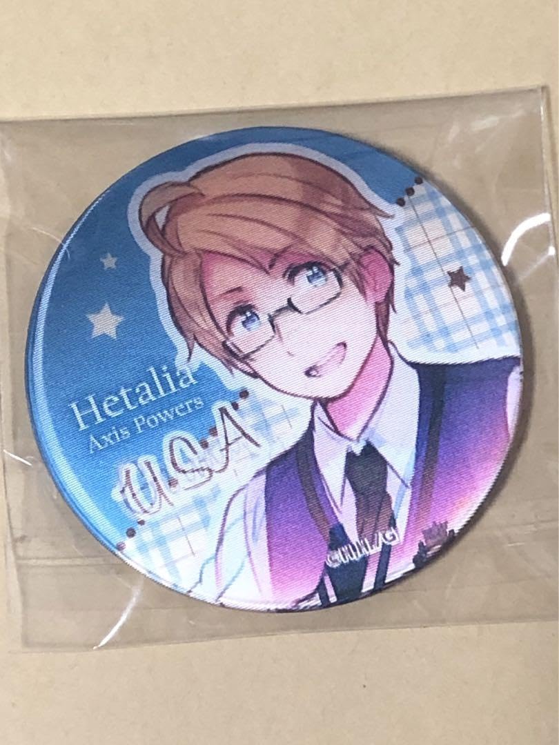 ヘタリア　トレーディングチェンジング缶バッジ　アメリカ　ドイツ Amazon.co.jp: ヘタリア アメリカ ドイツ チェンジング 缶バッジ