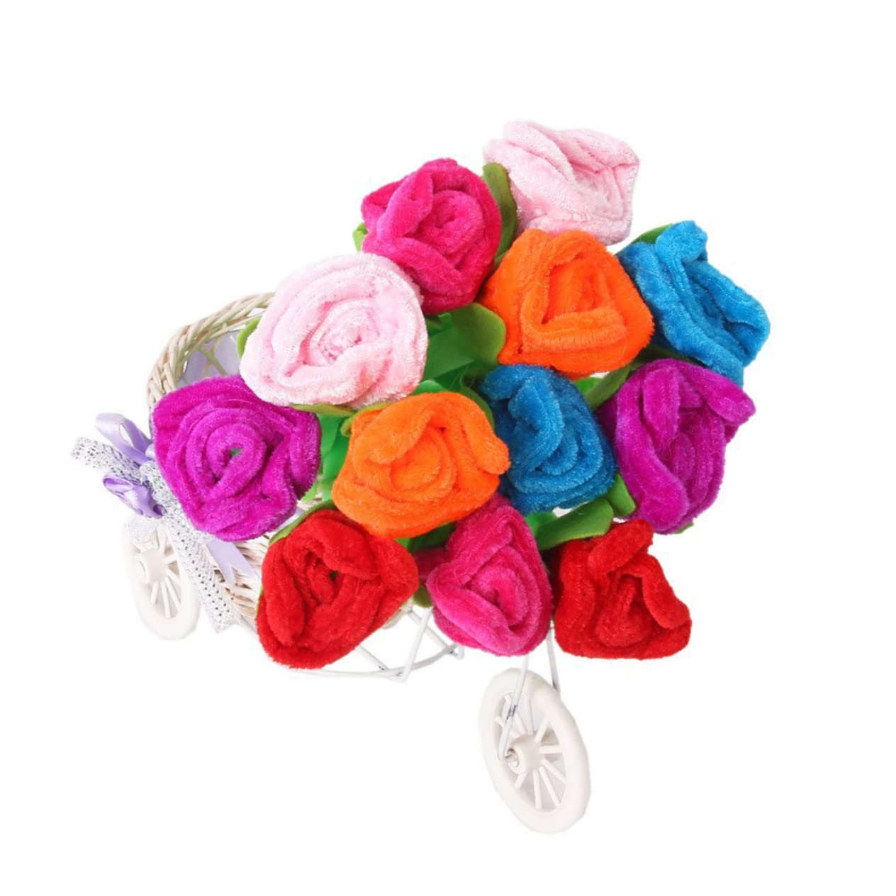 Ciieeo 36stücke Kugelschreiber Mit Rosenblüten- Blau Zufällige Farben Als Raumdekoration Lange Schreibgeräte Angenehmem Griff