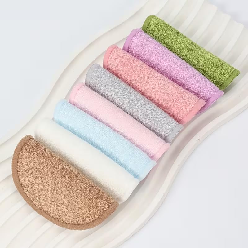 8/10pcs Reusable Makeup Remover Pads – Soft Facial Cleansing Pads for Quick Makeup Removal, Use with Cleanser or Makeup Remover, Machine Washable, Eco-Friendly Deep Cleaning Face Pads — view 7