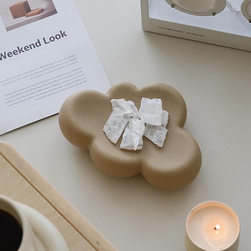 Miniatura 3 de WENSHUO Cube Cloud - Bandeja para joyas, plato para baratijas, crema mate