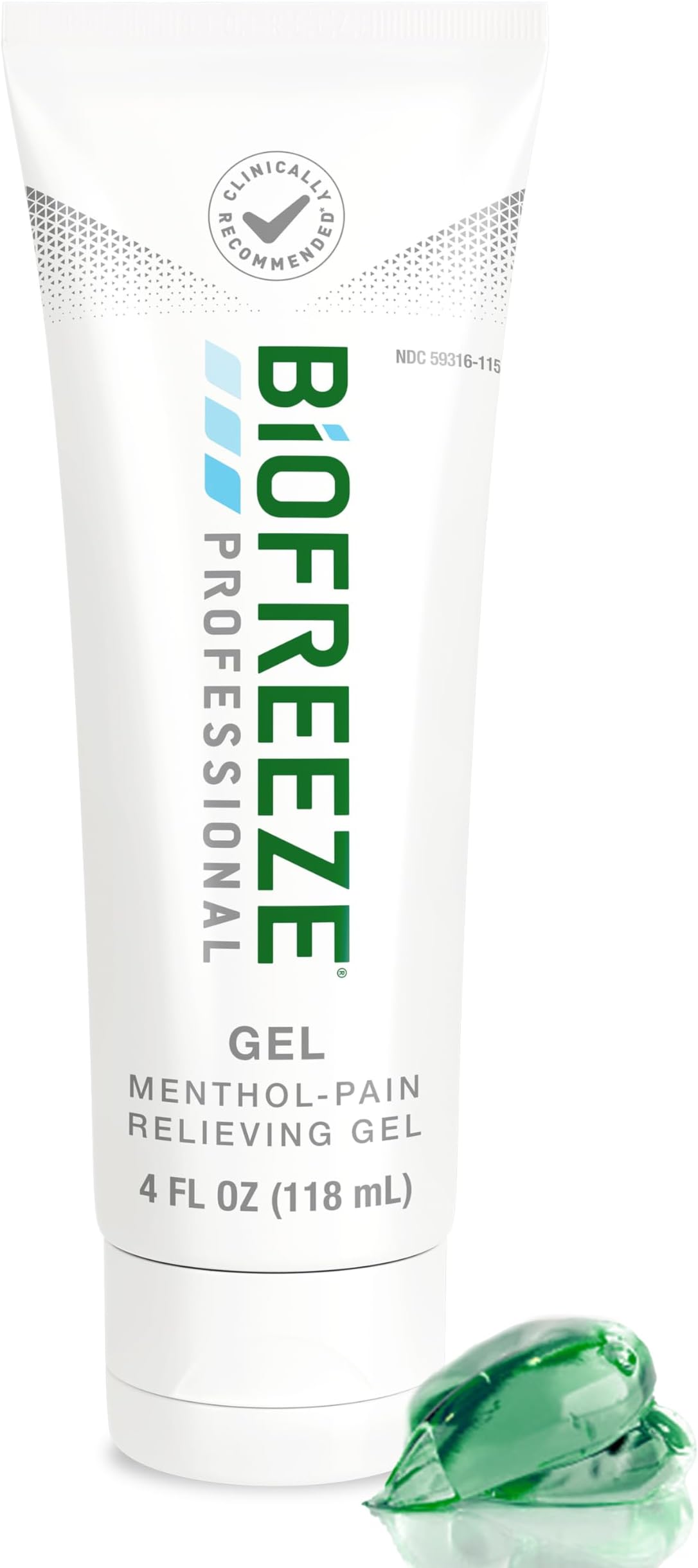 Professional Gel Pain Relief, Knee & Lower Back Pain Relief, Arthritis Pain Reliever, Sore Muscle Relief, Neck Pain Relief, Cooling Joint Pain Relief, Menthol Gel 4 Fl Oz