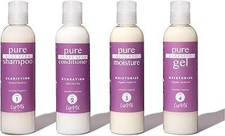 Sponsored Ad - CurlMix Curly Hair Wash and Go Sampler - Lavender Fragrance - Clarifies, Moisturizes, and Strengthens Ethni...